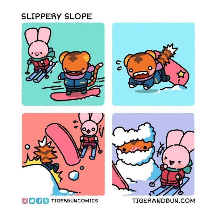 25 Adorable Comics I Created About A Tiger And A Bunny And Their Day-To-Day
