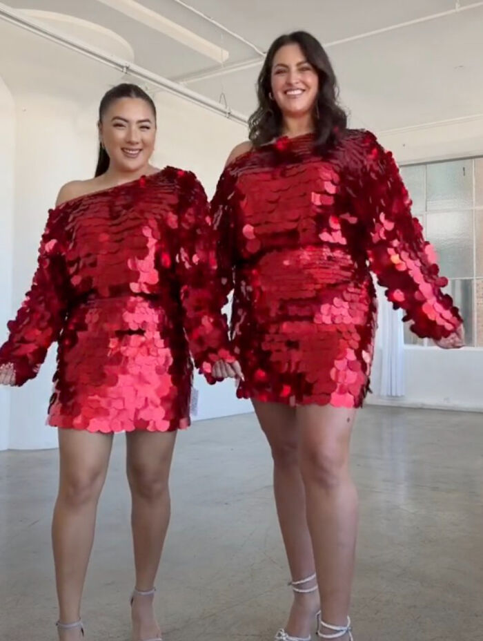 Women Compare XL And XS Sizes Of The Same Clothes, And Their Videos Go Viral