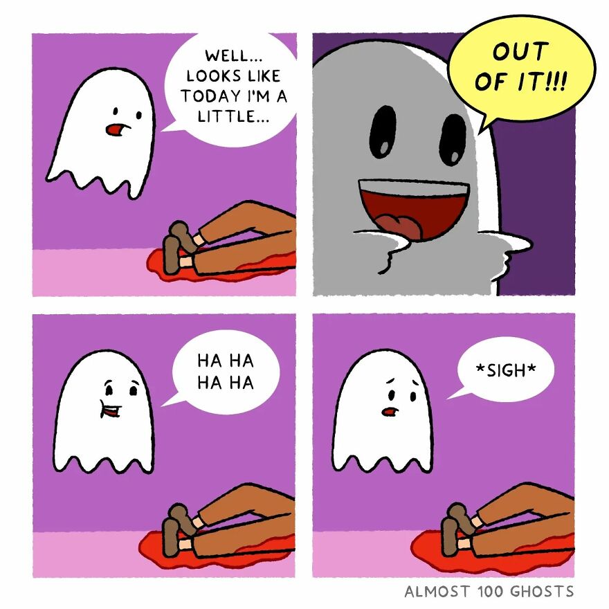 Artist Shows The Secret Life Of Some Adorable Ghosts (35 Pics)