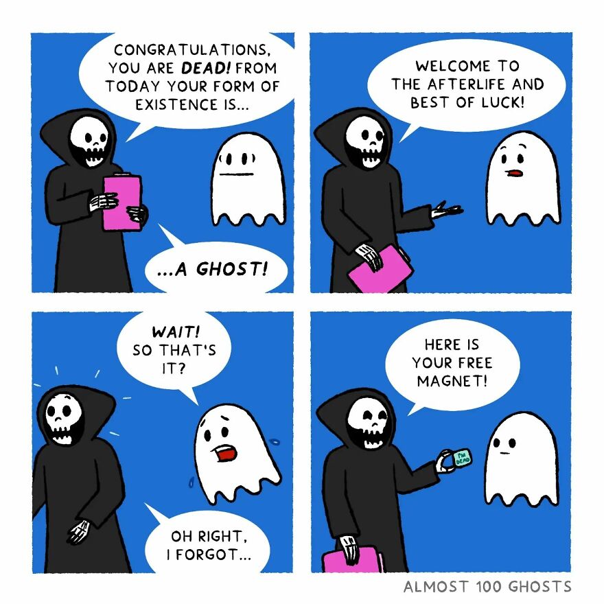 Artist Shows The Secret Life Of Some Adorable Ghosts (35 Pics)