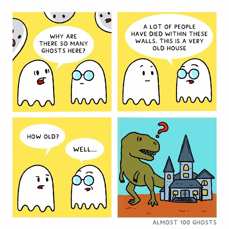 Artist Shows The Secret Life Of Some Adorable Ghosts (35 Pics)