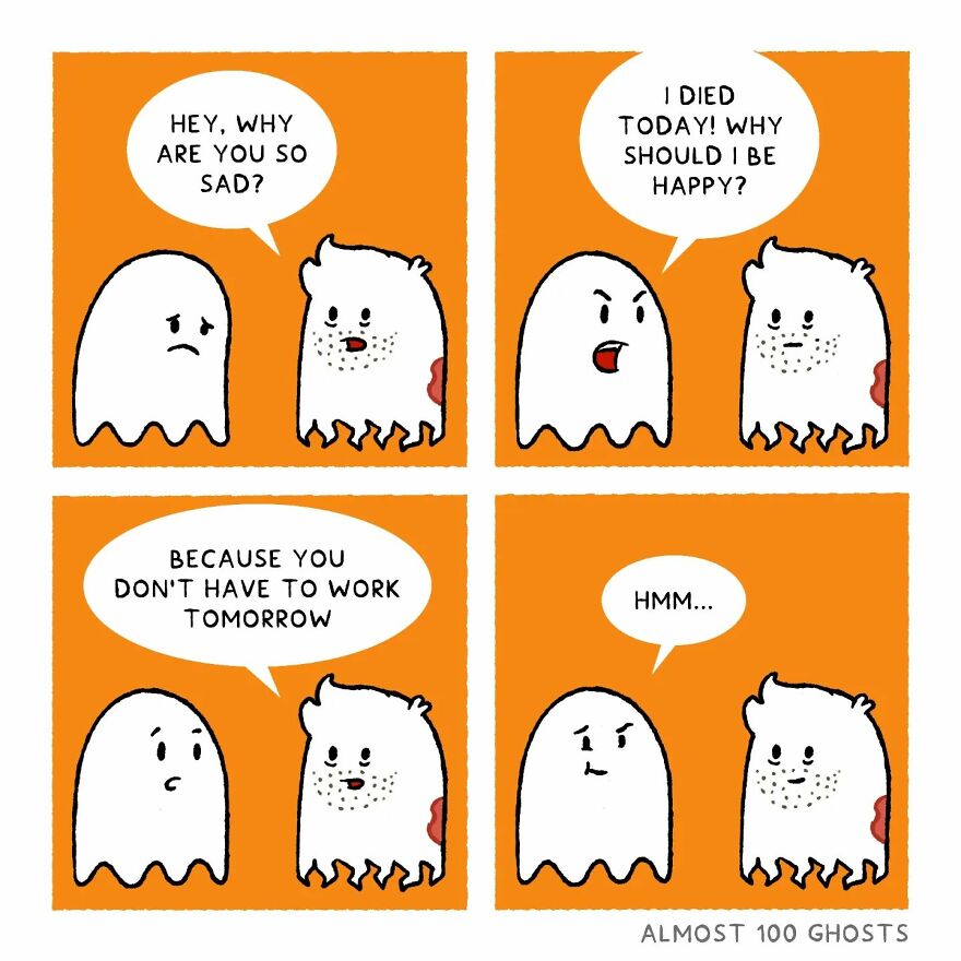 Artist Shows The Secret Life Of Some Adorable Ghosts (35 Pics)