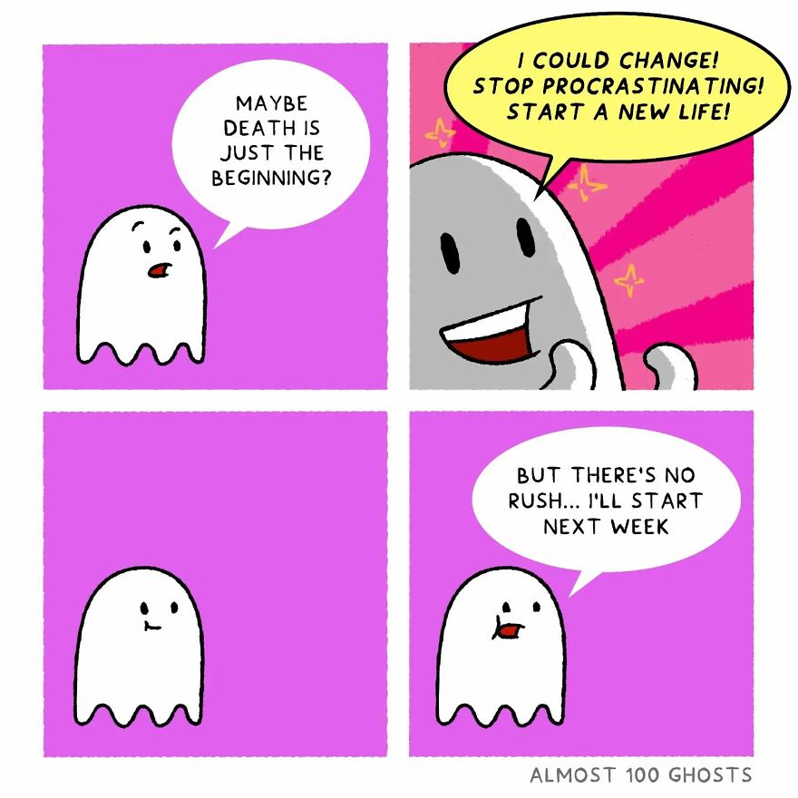 Artist Shows The Secret Life Of Some Adorable Ghosts (35 Pics)