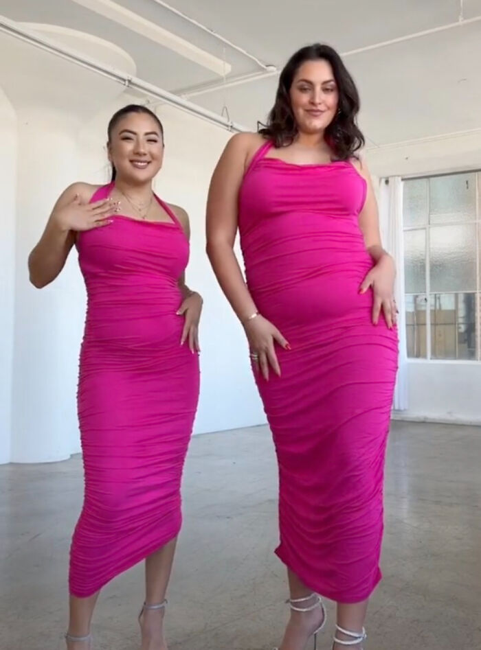 Women Compare XL And XS Sizes Of The Same Clothes, And Their Videos Go Viral