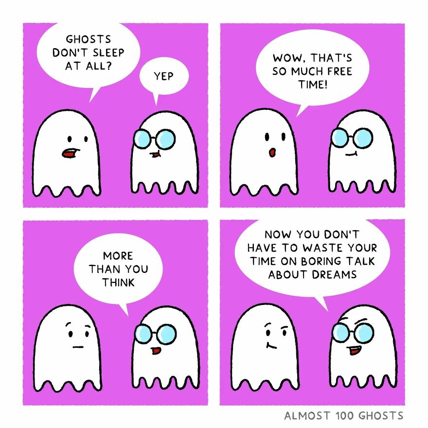 Artist Shows The Secret Life Of Some Adorable Ghosts (35 Pics)