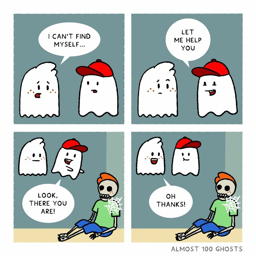Artist Shows The Secret Life Of Some Adorable Ghosts (35 Pics)