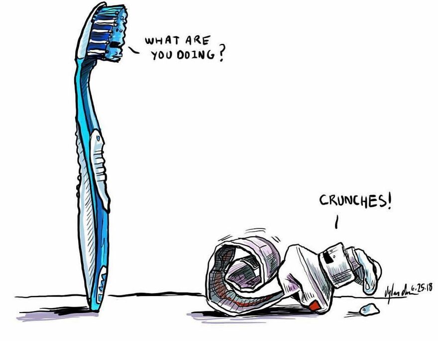 Artist Draws What Non-Living Objects Would Say If They Could Talk In 74 New Funny Comics