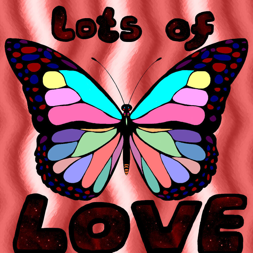 I Made This For My Mum To Send To My Auntie In England, Who Had Lost Her Partner (My Uncle)