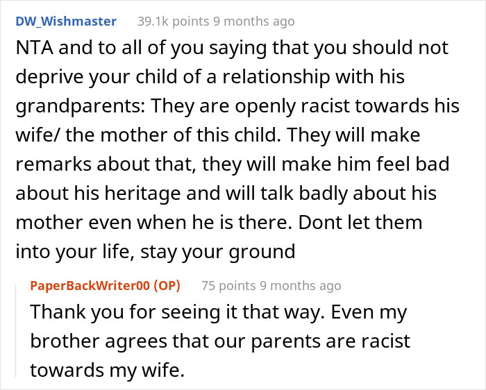 Racist Parents Secretly Test Their Grandkid's DNA Because They Don't Like Their Son’s Wife, Drama Ensues Racist Parents Secretly Test Their Grandkid's DNA Because They Don't Like Their Son’s Wife, Drama Ensues