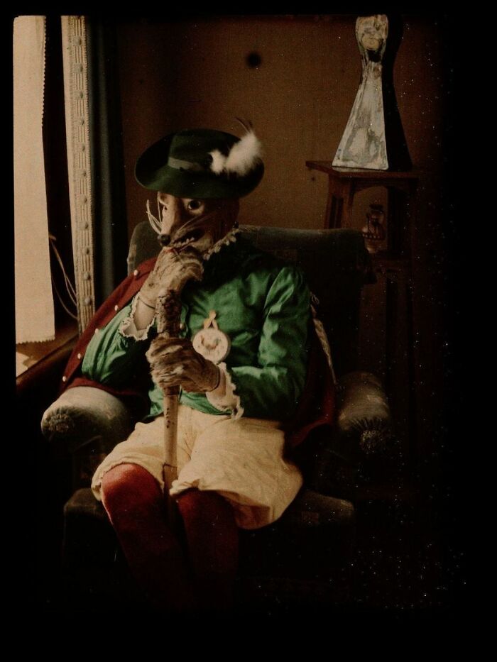 Johannes Hendrikus Antonius Maria Lutz, Person Dressed Up As A Fox, 1907 - 1916