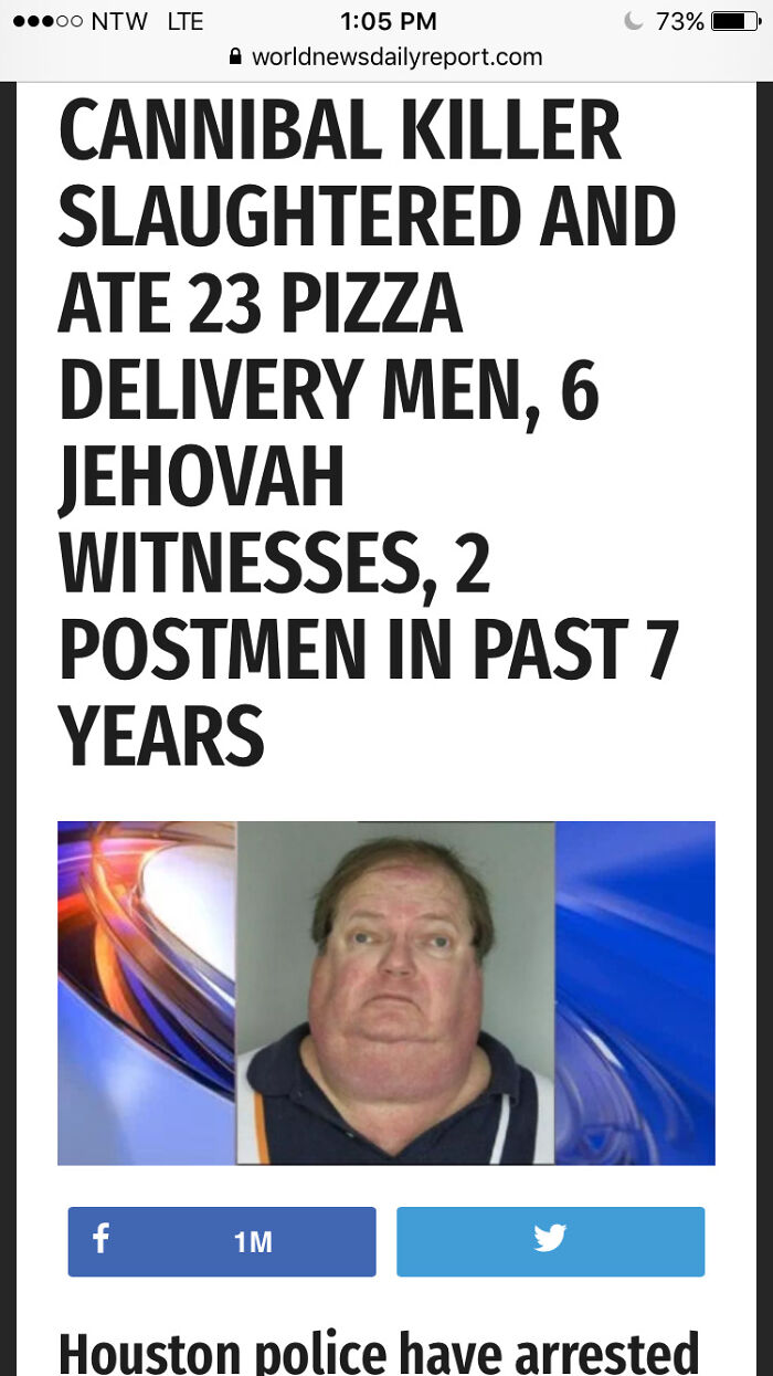 Article Said He Didn’t Feel Bad About Eating The Jehovah’: Witnesses…