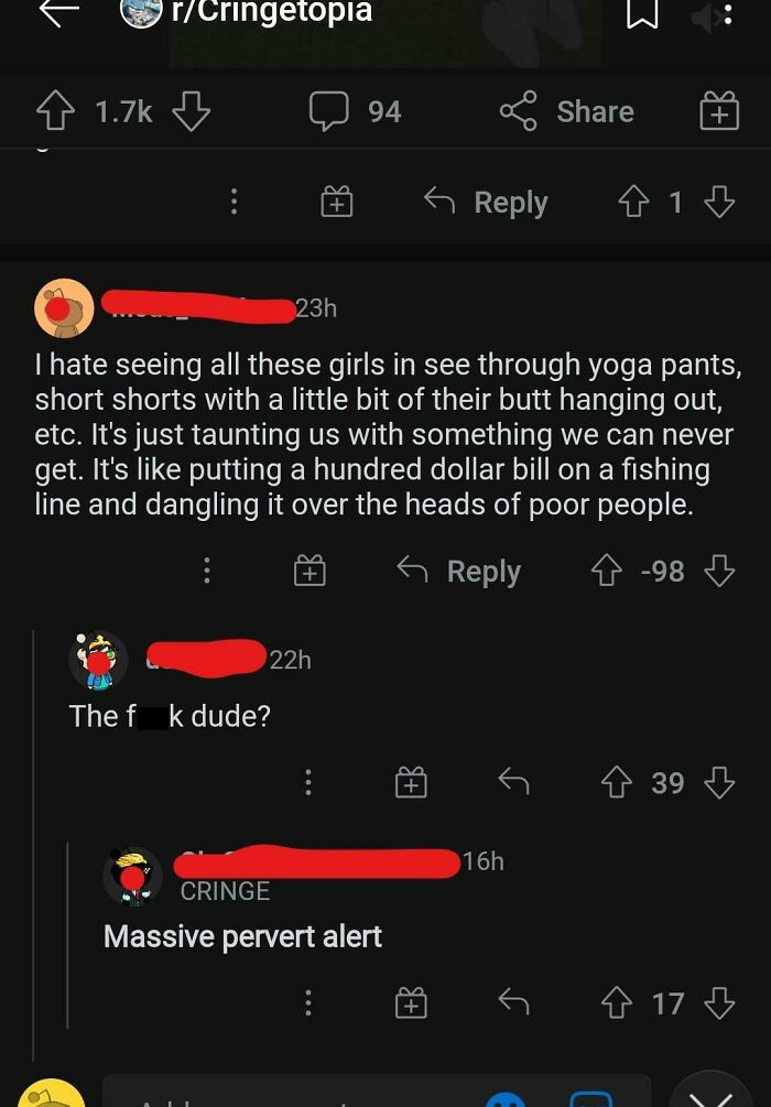 This Guy Has A Weird Opinion