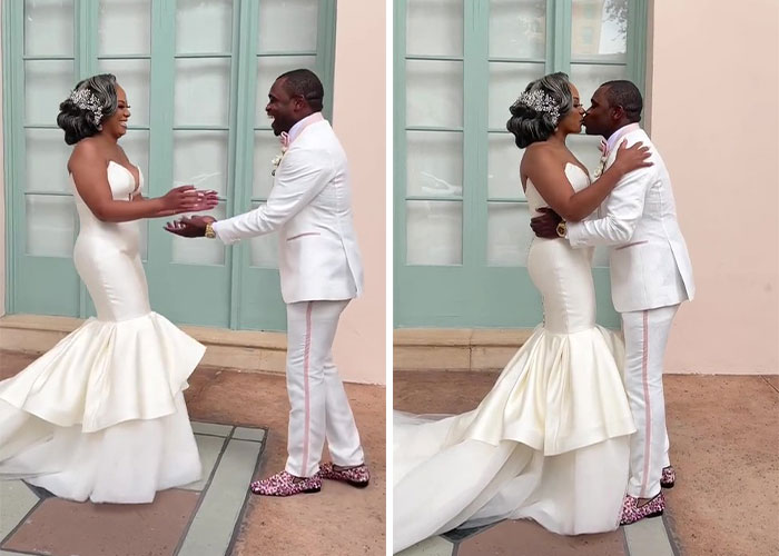Bride Goes Viral After Embracing Her Natural Hair Color On Her Wedding Day