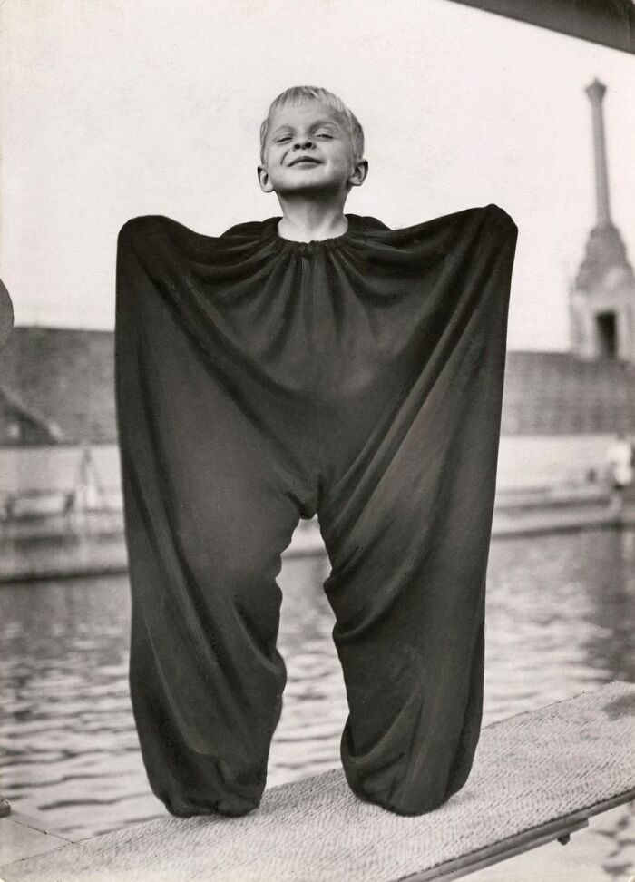 Je Règle Mon Pas Sur Le Pas De Mon Père Friedrich Seidenstücker : In His Father’s Trousers, C. 1950