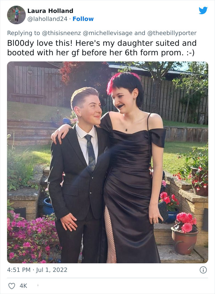 Supportive Mom Shares Pics Of Son Wearing A Dress For Prom, Inspiring Others To Accept And Celebrate Their Children - 7