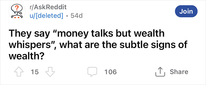 “Money Talks, Wealth Whispers”: 30 People Are Sharing Small Things That Scream “I’m Rich” - 1