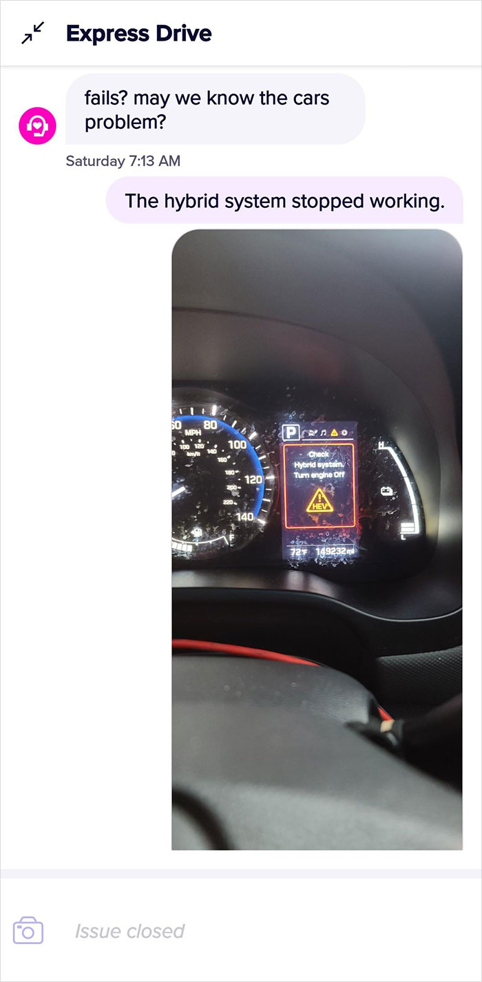 Lyft Driver Ends Up Getting Charged Over $1,000 After Picking Up A Passenger In Extreme Rain Which Damaged The HEV System And Left Him Stranded On The Road For 60 Hours - 7