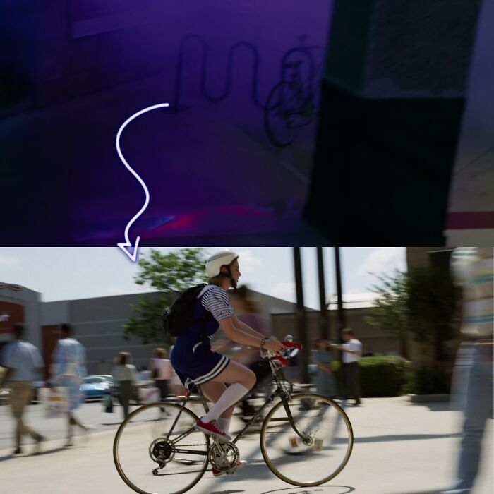 Man This Show Pays Attention To Detail You Can Still See Robin's Bike Parked In The Front Of Starcourt