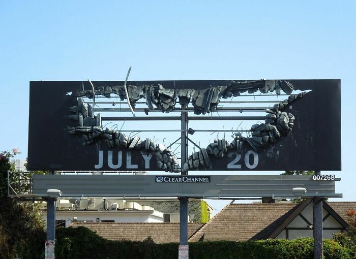 So I Was Searching Through The Internet For The New Batman Advertisements And Found This Billboard For "The Dark Knight Rises" Instead