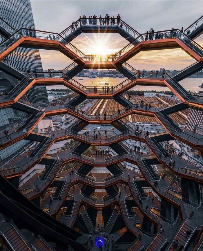 The Vessel In Hudson Yards, New York City
