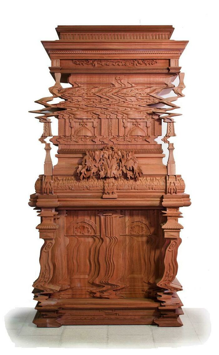 Amazing Storage Cabinet Appears To Be Glitching (By: Ferruccio Laviani)...