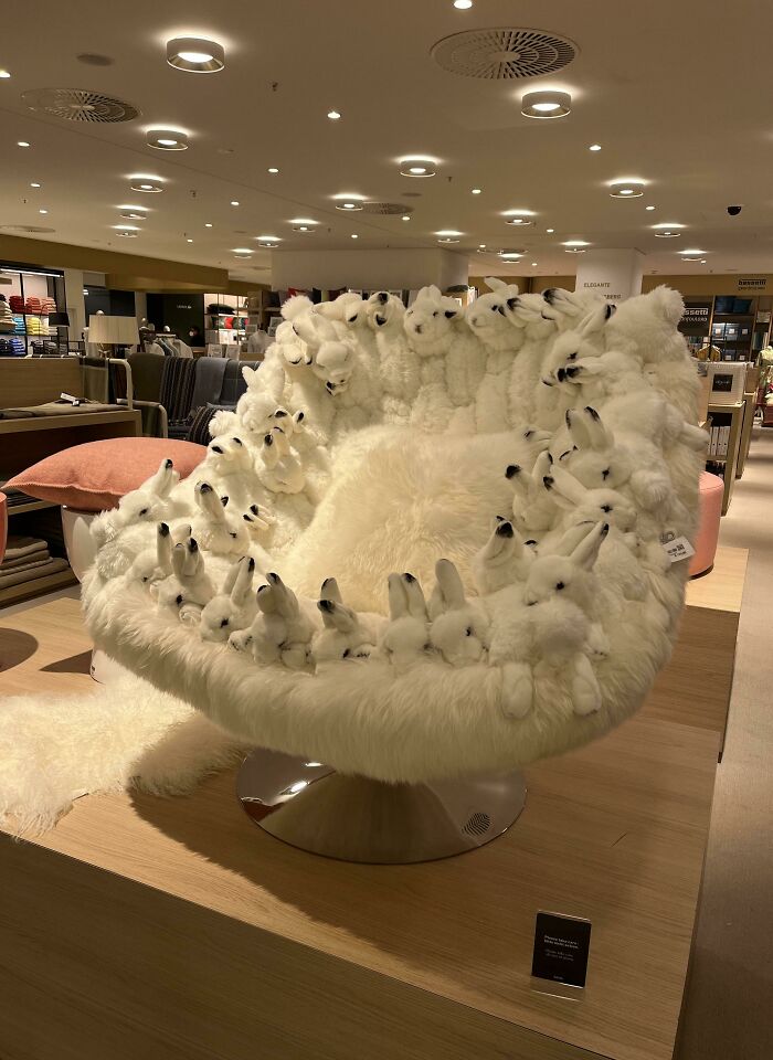 Un asiento de conejitos