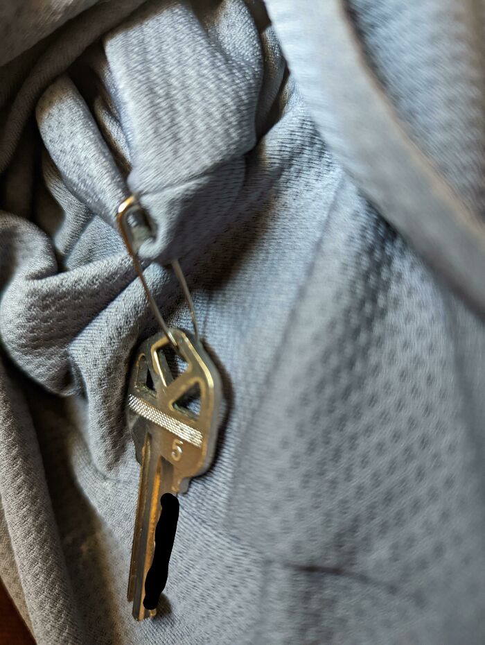 I Was Looking Online For A Product That Would Safely Hold My House Key While Jogging. Then I Remembered I Had Such A Product Already