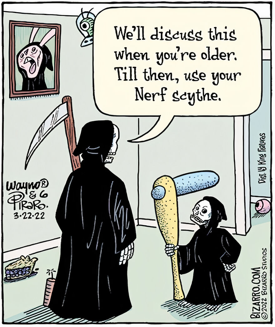 New Dark Comics By Dan Piraro That’ll Send You Feeling Nostalgic