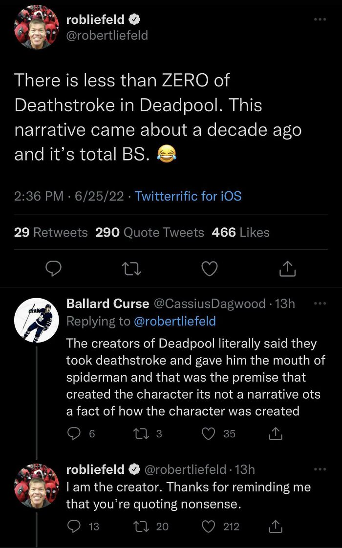 What Could Go Wrong Arguing With The Creator Of Deadpool?