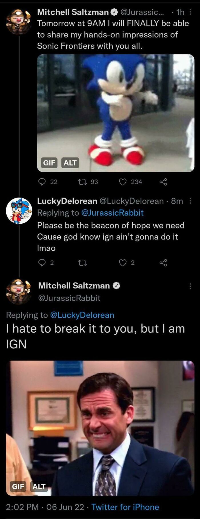 Sonic Fan Speeds To Conclusions Too Quickly