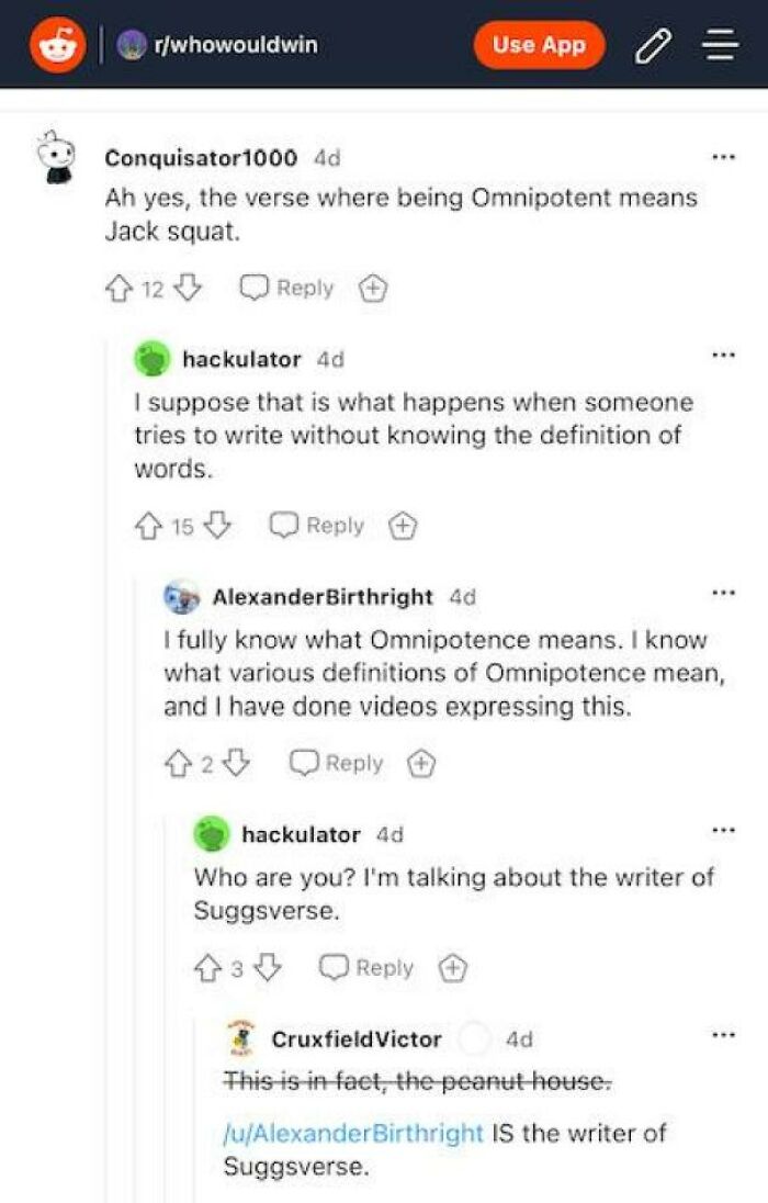 From R/Whowouldwin's Current Featured Character