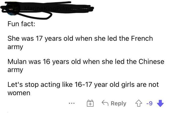 Comment On A Painting Of Joan Of Arc….