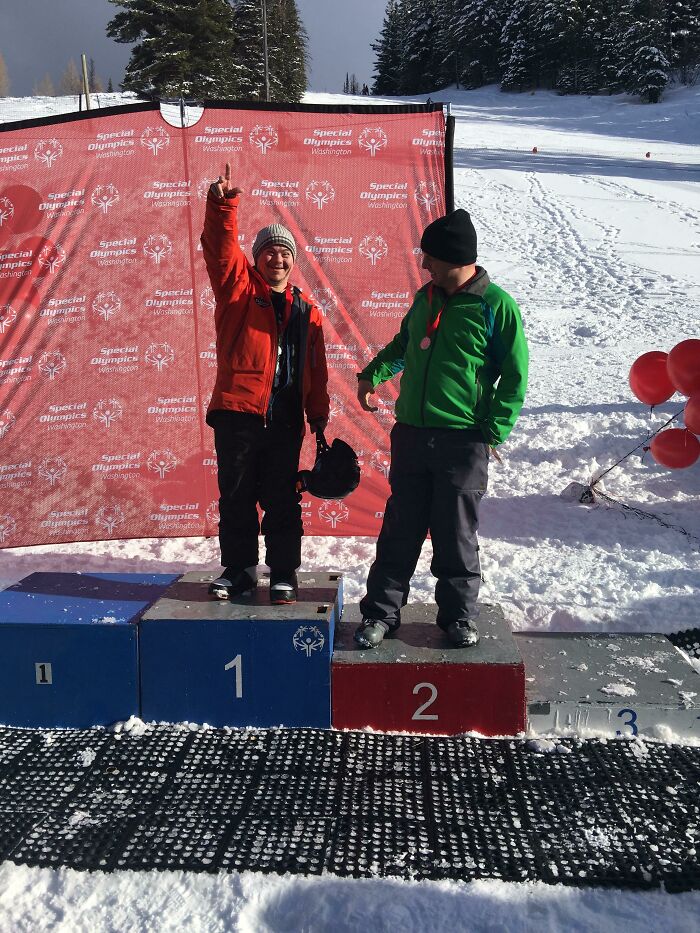 The Pure Ecstasy Of Winning Gold During The Special Olympics! My Heart Is So Full From This Past Weekend!