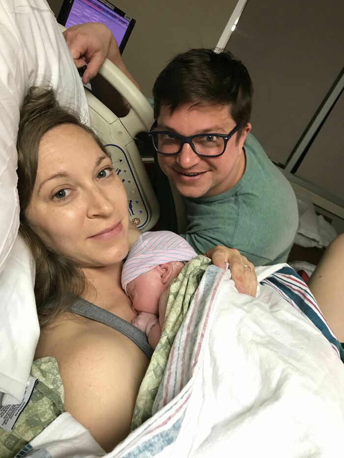 After Trying For Years We Finally Got To Meet Our Pride And Joy