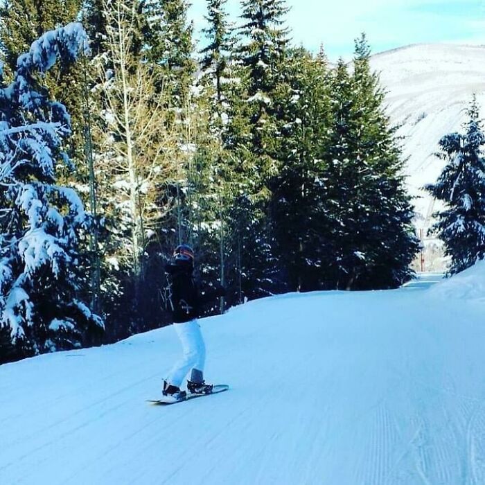 My Friend Learning To Snowboard