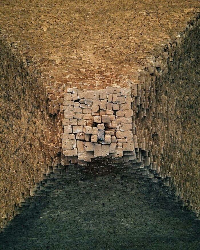 Gran Pirámide de Giza (desde el cielo)