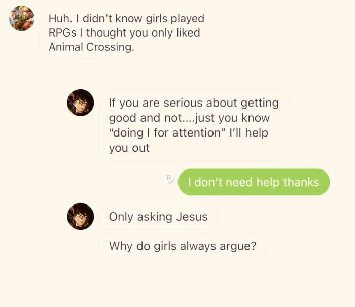 So Apparently ‘No Thanks’ Is Arguing Now... There’s No Winning With These Guys Is There?