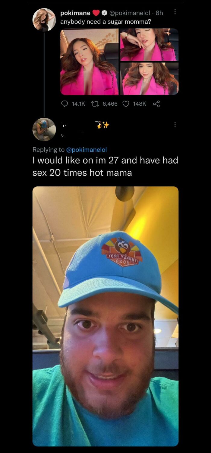 Neckbeard Wants Pokimane As Sugar Mama