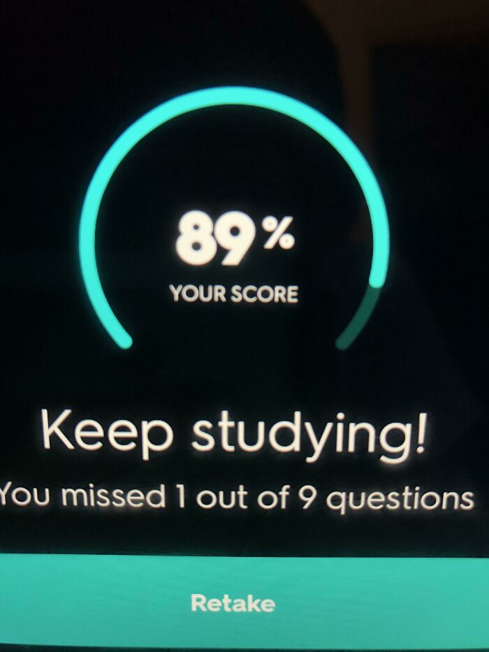 Teacher Said We Need To Get 90% Or More On The Quiz, Only Made 9 Questions