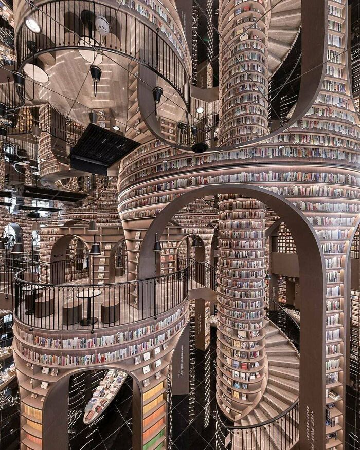 Una librería fascinante en Chengdu, Sichuan, China