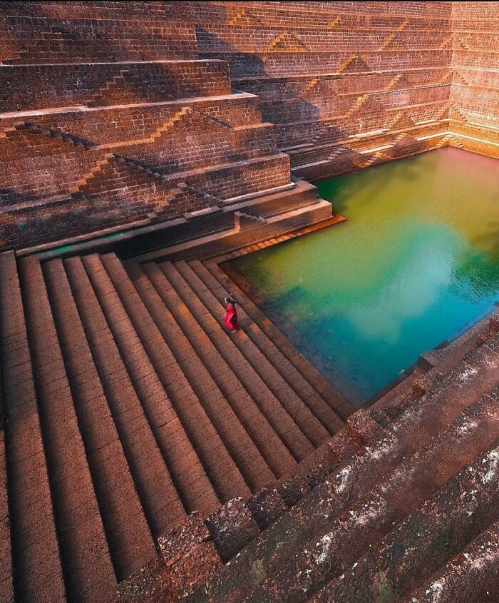 Peralassery Temple Stepwell In Kerala, India