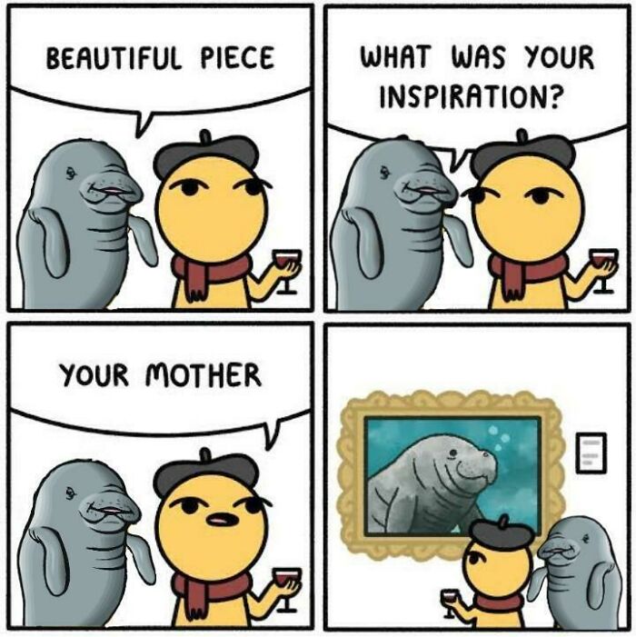Thanks I Love Manatee Art