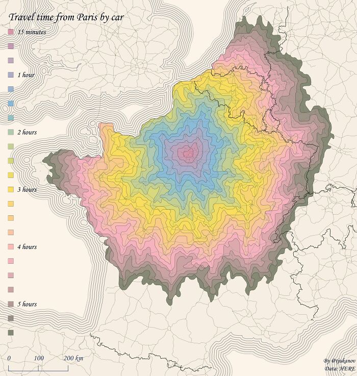 Travel Time From Paris By Car