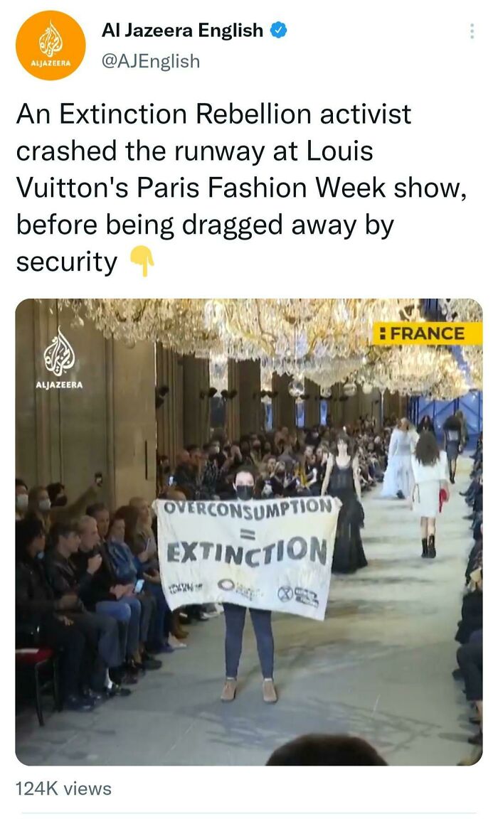 Not Sure If You Saw The Video But The Fashion Zombies Didn't Like The Message