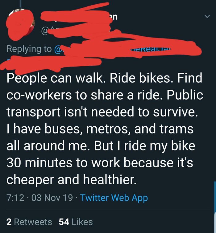 "A Public Good Isn't Necessary Because I Don't Need It"