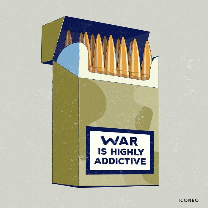 Artist’s New Ironic Illustrations That Questions Society’s Sanity Using Art To Diss On