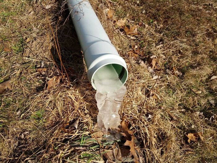 A Breathtaking View Of A Frozen Waterfall In New York