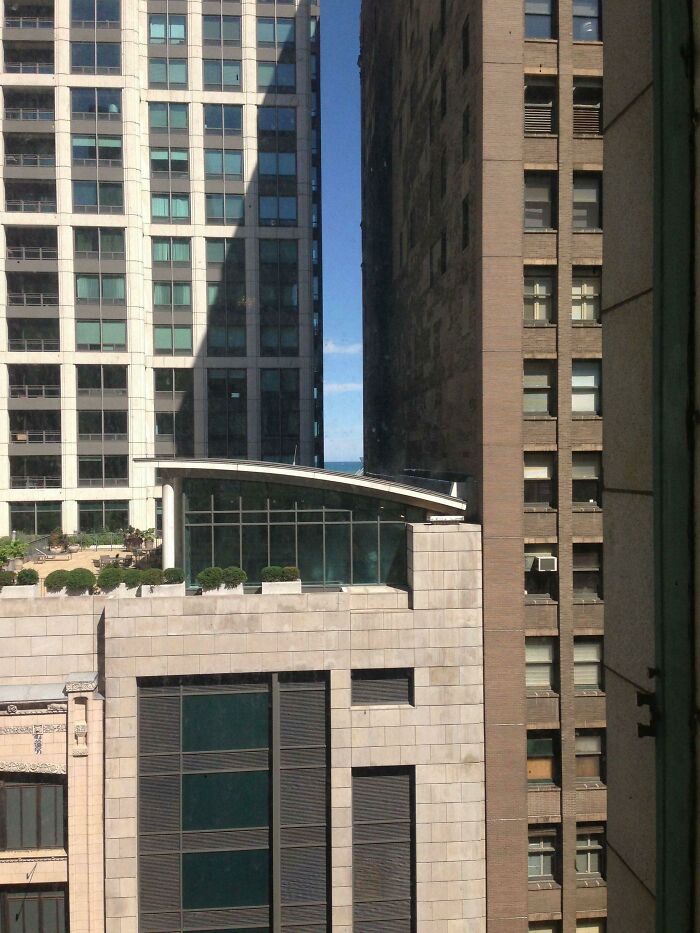 Stunning View Of Lake Michigan From Downtown Chicago