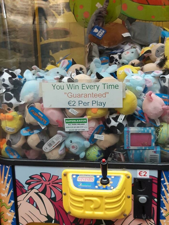 Something Tells Me I'm Not Going To Get A Prize Every Time