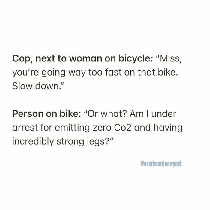 6th Avenue. Midtown. 🚴‍♀️🦵
overheard By Anonymous 📥
#throwback #legday #overheardnewyork